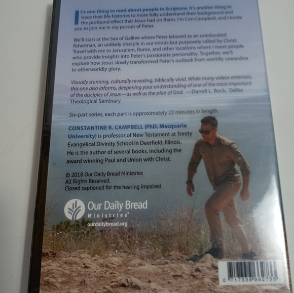 🏖 In Pursuit of Peter The Apostle DVD NIB - Picture 2 of 2